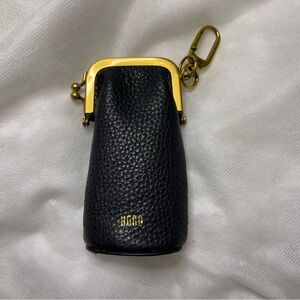 Hobo Black Leather Coin Purse